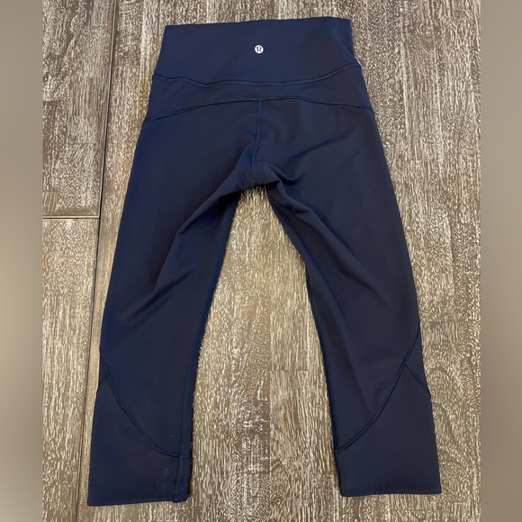 lululemon athletica Pants - Lululemon In Movement Crop *Everlux 19” in True Navy